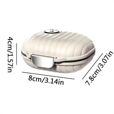 Mini Taşınabilir İlaç Kutusu 7 Gün Bölmeli Küçük İlaç Kutusu Bx40