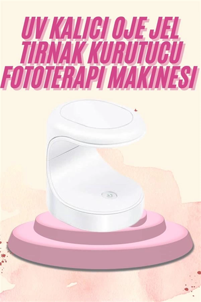 Mini Taşınabilir Kalıcı Oje Jel Tırnak Kurutucu Fototerapi Makinesi
