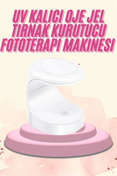 Mini Taşınabilir Kalıcı Oje Jel Tırnak Kurutucu Fototerapi Makinesi