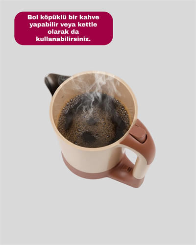 Mini Türk Kahvesi Makinesi Kettle Fonksiyonlu