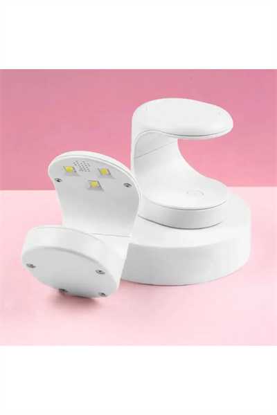 Mini Uv Led Işık Oje Tırnak Kurutucu Tasarımlı Express Protez Tırnak Kiti Kurutma Cilası