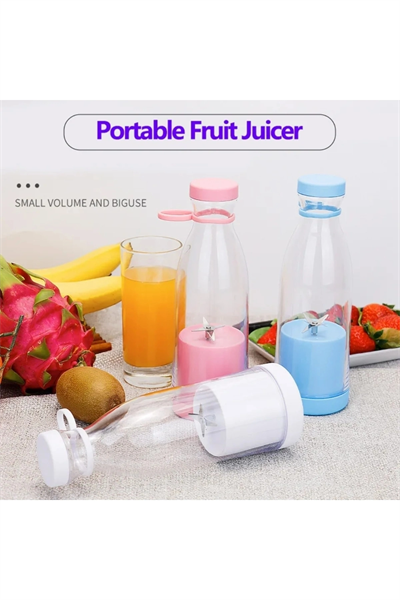 Mini taşınabilir şarjlı mavi smoothie meyve sebze blender 500-1500 watt 2 yıl garantili