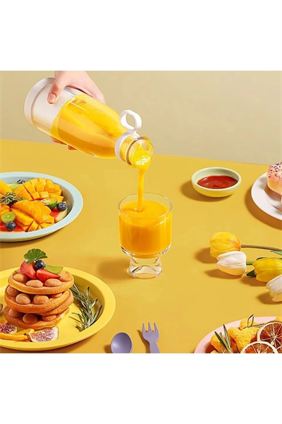 Mini taşınabilir şarjlı mavi smoothie meyve sebze blender 500-1500 watt 2 yıl garantili