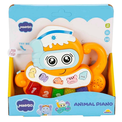 Minibo Sesli ve Işıklı Piyanolu Ahtapot