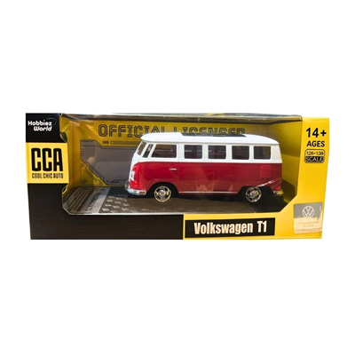 Minik 1/32 Klasik Volkswagen T1 Model Araba - Tek Renk Seçimi, Koleksiyon Vitrin İçin BX-313410