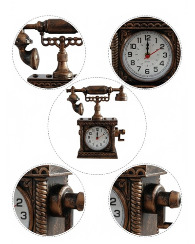 Minimal Tasarımlı Masa Saati Alarm Özellikli Şık Model