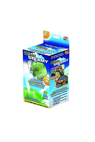 Mister Steamy Buharlı Çamaşır Kurutma ve Ütü Topları Pratik 2li