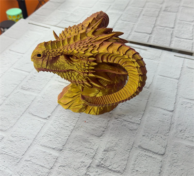 Mitolojik Gold Ejderha Biblo Fantastik Koleksiyon Ürünü