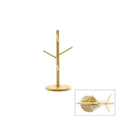 Mix Altlık =yuvarlak - Kare Bardak - Fincan Asacak Bambu - Ahşap 35cm Bx40