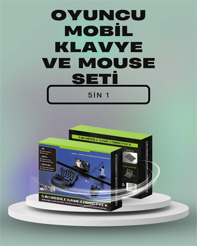 Mobil Oyunlar için Klavye, Mouse ve Dönüştürücü Seti