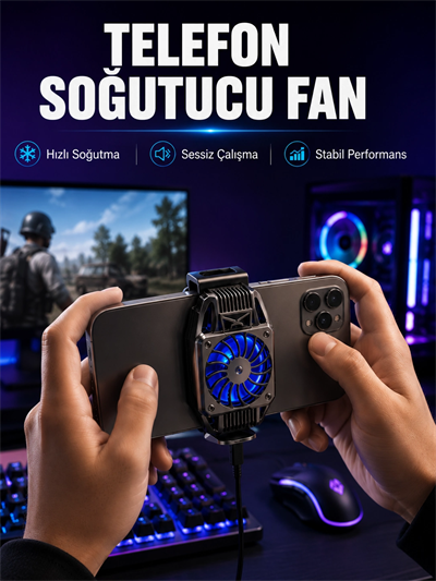 Mobil Telefon Soğutucu Fan Yüksek Soğutma Performansı