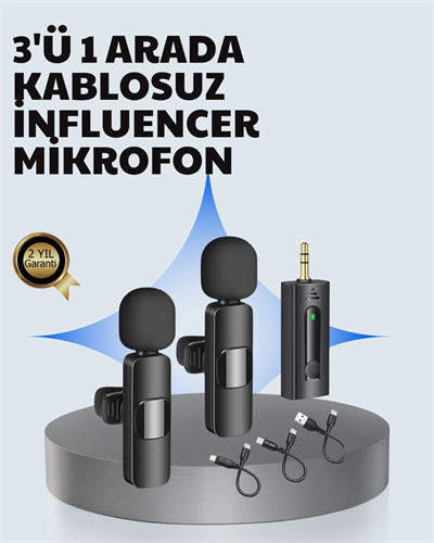 Mobil Uyumlu Mikrofon - Dış Mekân İçin İdeal