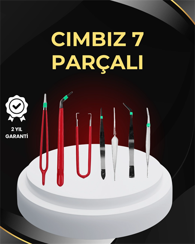 Model Yapımı ve Anakart Tamiri İçin Hassas 7’li Cımbız Seti