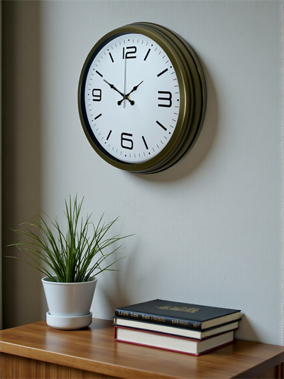 Modern Tasarım Eskitme 40 Cm Metal Duvar Saati