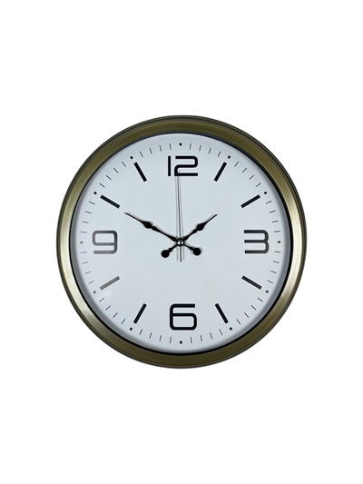Modern Tasarım Eskitme 40 Cm Metal Duvar Saati