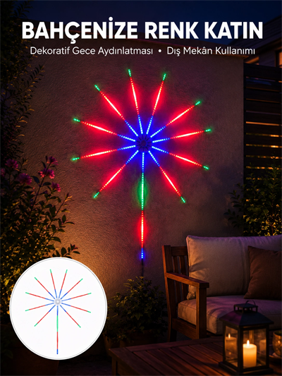 Modüler RGB LED Duvar Işığı  Efektli Uzaktan Kumandalı Yeni Nesil