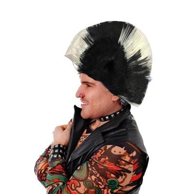 Mohican Mohawk Punk Peruk - 70 li 80 li Yıllar Peruk Model 5 (3936)