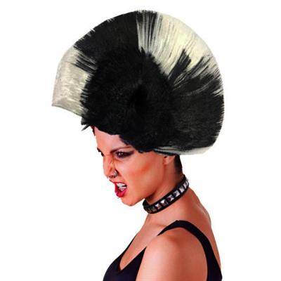 Mohican Mohawk Punk Peruk - 70 li 80 li Yıllar Peruk Model 5 (3936)