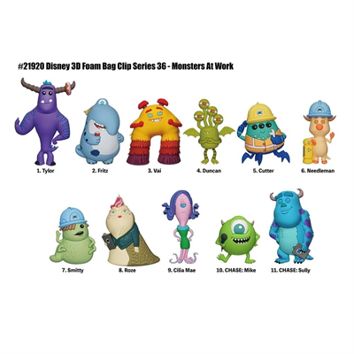 Monsters at Work Klipsli Figür Seri 36