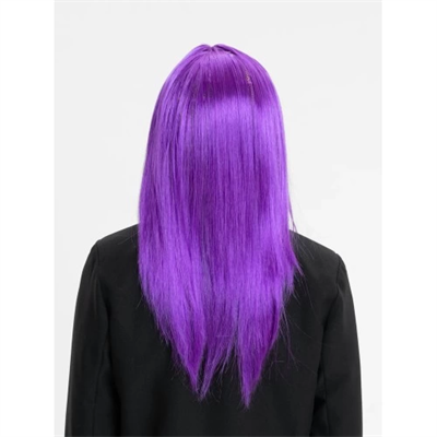 Mor Renk Düz Kesim Peruk