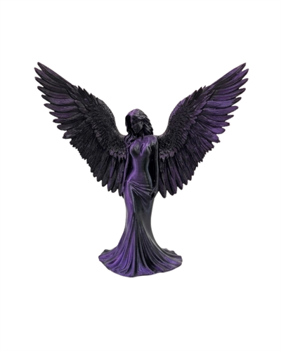 Mor Melek Biblo Küçük Boy Dekoratif Angel Figür Modern Ev Aksesuarı