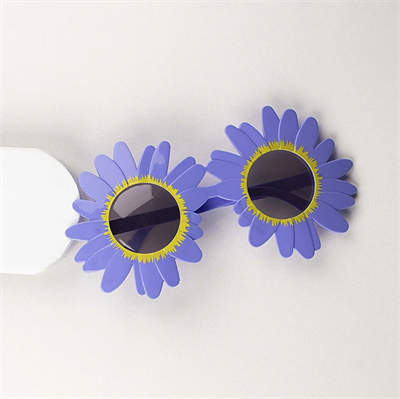 Mor Renk Papatya Şekilli Parti Gözlüğü 18x10 cm (3936)