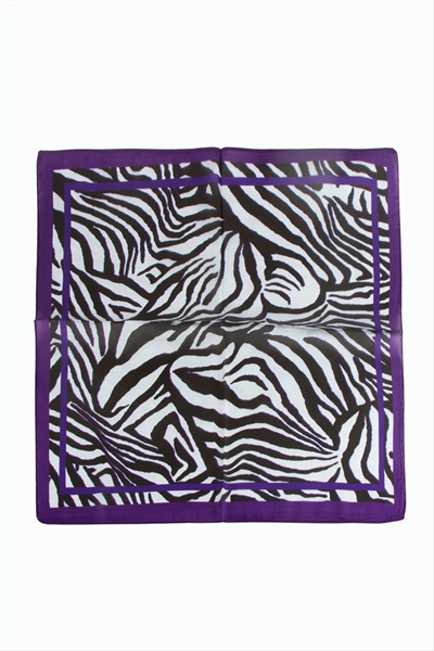 Mor Renkli Zr Şifon Fular 50*50 cm