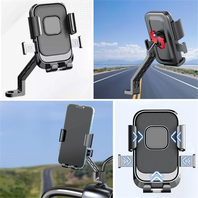 Motor,motosiklet,bisiklet ,scooter İçin 360 Derece Dönebilen Dikiz Aynası Versiyonu Telefon Tutucu Aparat Bx40