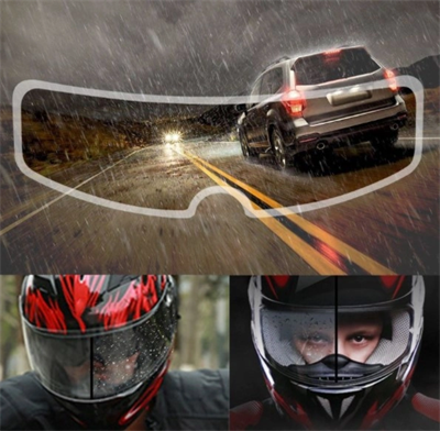 Motosiklet  Kaskı İçin Yağmur Kaydırıcı Film Bx40