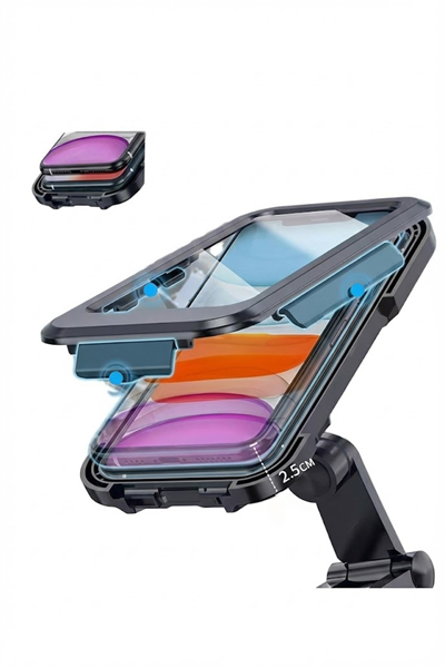 Motosiklet Bisiklet Su Geçirmez Manyetik Telefon Tutucu Gidon Navigasyon Kılıfı