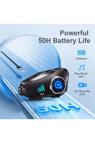 Motosiklet Bluetooth kask kulaklık kamera ses kontrolü 1080P video kayıt interkom 2 yıl garantili