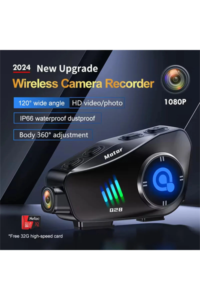 Motosiklet Bluetooth kask kulaklık kamera ses kontrolü 1080P video kayıt interkom 2 yıl garantili