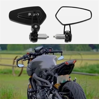 Motosiklet Gidon Aynası Siyah Tak Kullan