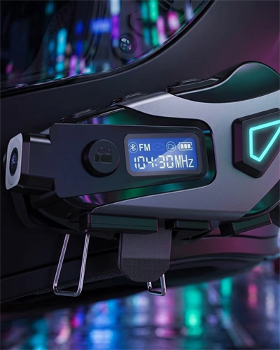 Motosiklet Kask Kulaklığı Bluetooth 5.3 Kamera ve FM Radyo Destekli