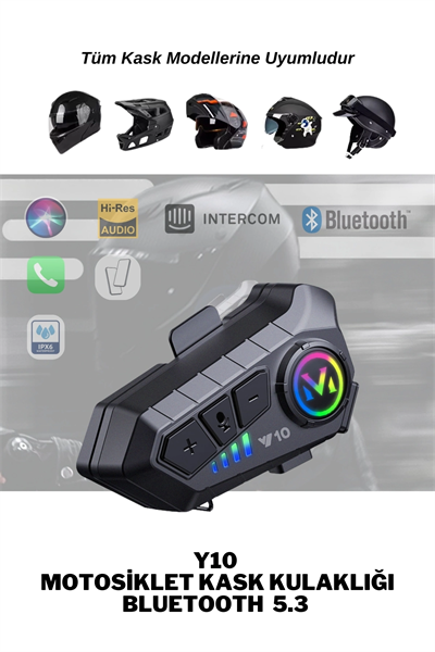 Motosiklet kask kulaklık Bluetooth 5.3 destekli intercom 2 yıl garantili Süresi Kategorisi
