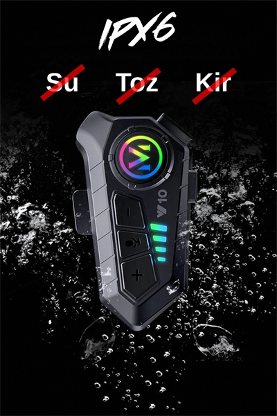 Motosiklet kask kulaklık Bluetooth 5.3 destekli intercom 2 yıl garantili Süresi Kategorisi
