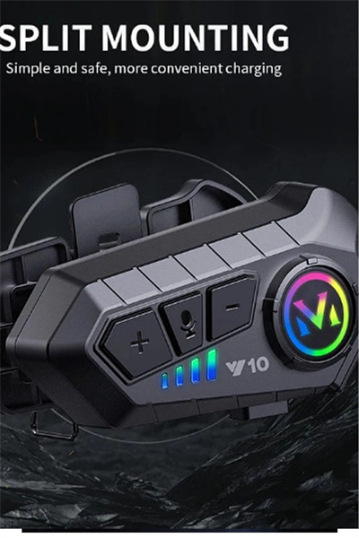 Motosiklet kask kulaklık bluetooth 5.3 intercom 2 yıl garantili - Oto Ses Görüntü Sistemleri