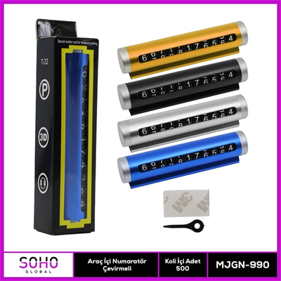 Mujgan Araç İçi Numaratör Çevirmeli