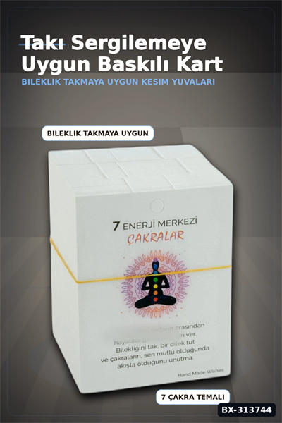 Mukavva Bileklik Kartı 8x10 cm 200 Adet Balya Takı Etiketi Organizer Aksesuarı BX-313744