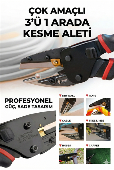 Multi Cutter Kalın Ve Sert Malzeme Kesme Aleti