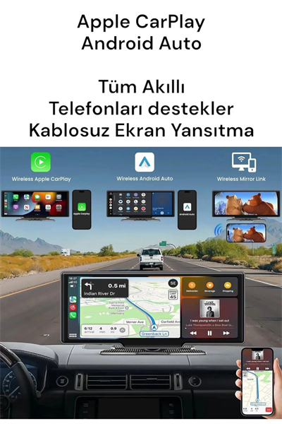 Multimedya & Görüntü Sistemi - Ekran Boyut (inç): 12 inç, Teyp Özellikleri: Double