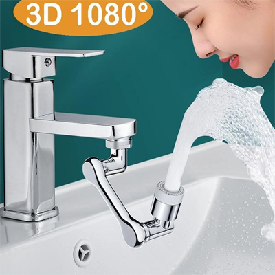 Musluk Başlığı 1080 Derece Dönebilen 2 Fonksiyonlu Krom Kaplama Musluk Ucu Filtresi Bx40