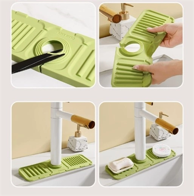 Mutfak Banyo Lavabo Kenarı Silikon Mat Gri Bx40