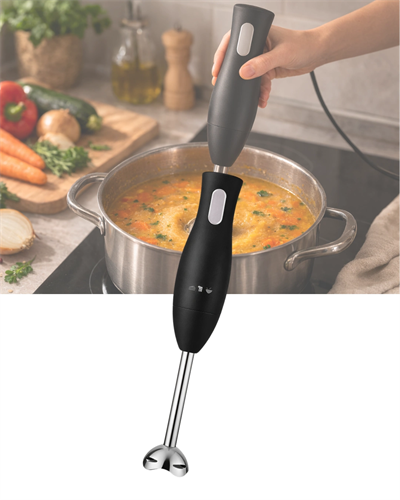 Mutfak El Blenderı Paslanmaz Çelik Uçlu Ergonomik Tasarım