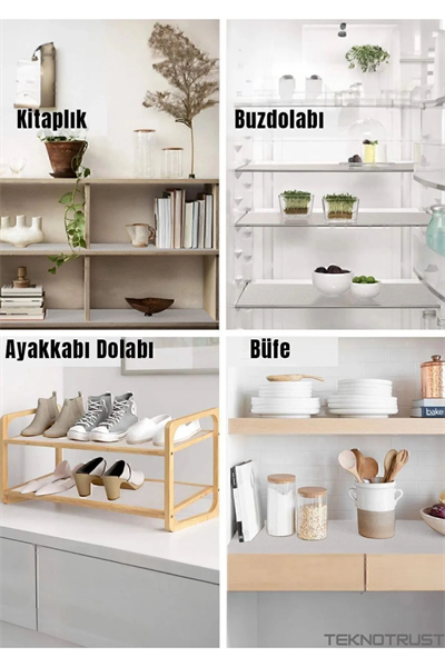 Mutfak Kaydırmaz Şeffaf Raflık Kaymaz Dolap Içi Çekmece Örtüsü Pvc 45x300 Cm Koruyucu Eva Kalın