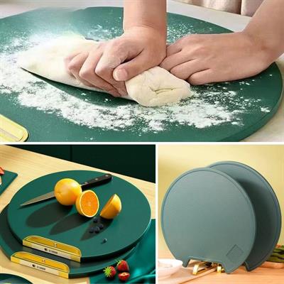 Mutfak Sebze,Meyve,Et,Balık,Ekmek Doğrama Kesme Tahtası Standlı Kesim Panosu (3936)