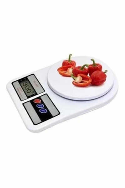 Mutfak Tartısı Dijital Göstergeli Hassas Tartı 10 Kg Kapasiteli