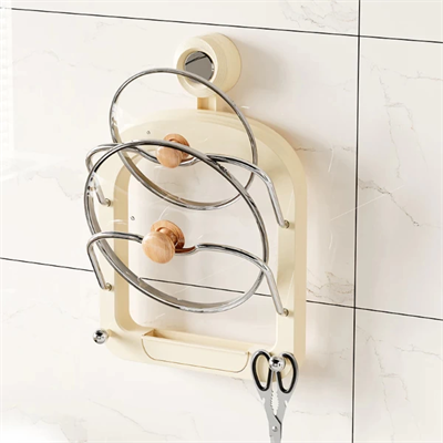 Mutfak Tava Tencere Kapak Tutucu Organizer Raf