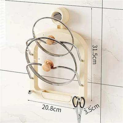 Mutfak Tava Tencere Kapak Tutucu Organizer Raf