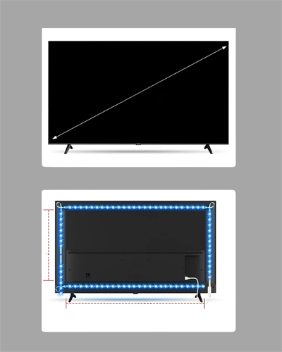 Müzikle Senkronize LED Şerit TV Aydınlatma Yeni Nesil